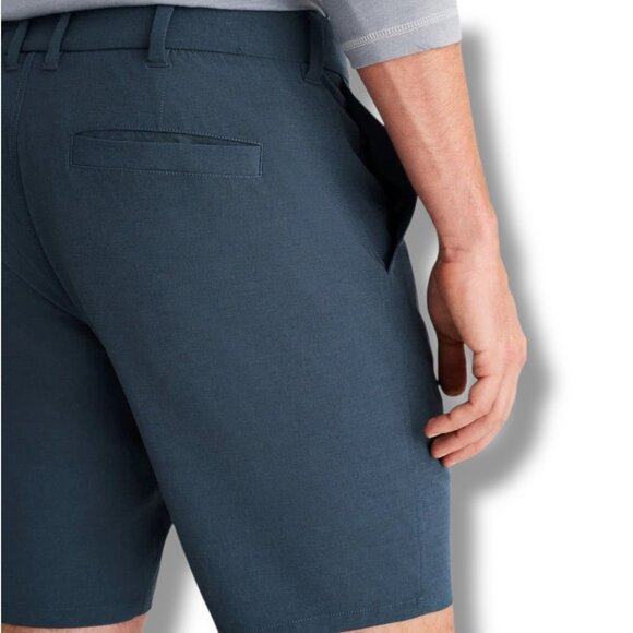 Johnnie-O Calcutta Shorts in Lake Blue Golf Performance Stretch Pockets Mens 34 - Picture 3 of 11